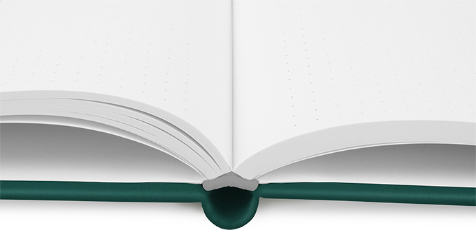 "Midnight Green" - Large mit deinem Umschlagdesign