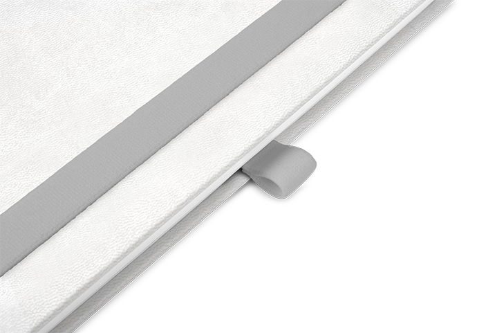 "Nappa weiss" - DIN A5 mit deinem Umschlagdesign