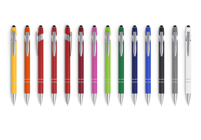 Kugelschreiber Metall mit Softtouch und Stylus
