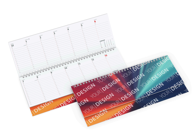 Tischquerkalender Business-Standard Softcover