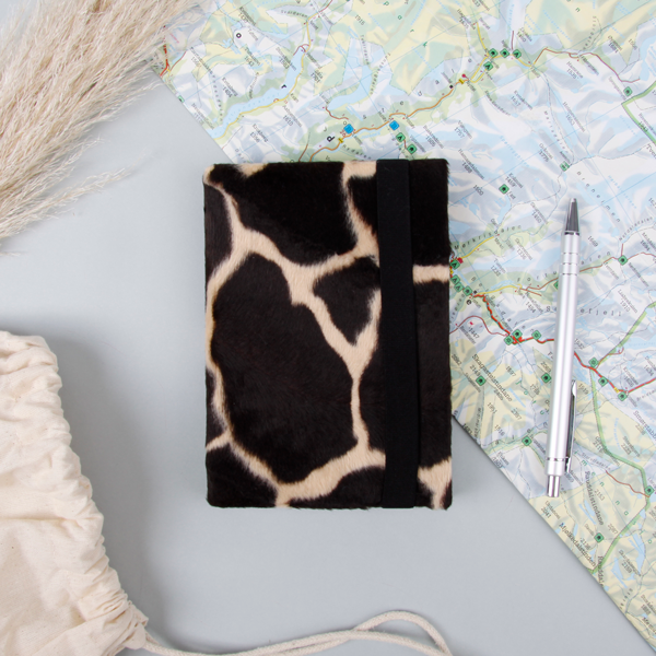 Notizbuch A6 mit Giraffenmuster