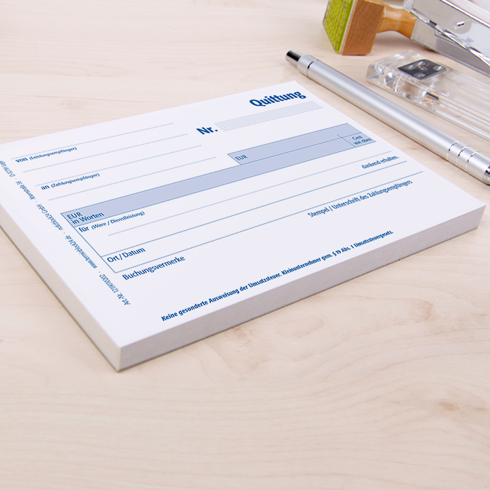 Mehr als nur Papier – dein Quittungsblock als Aushängeschild