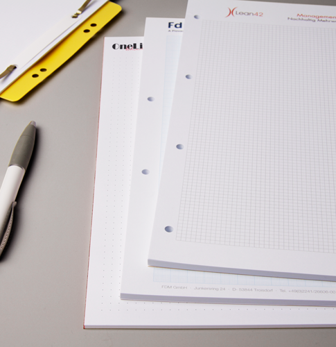 Ein Office Notizblock, der mitdenkt